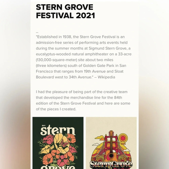 Stern Grove festival T shirt size extra large NWT - Picture 3 of 11